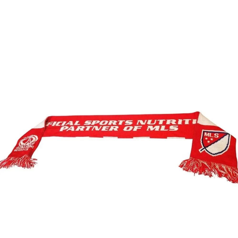 AdvoCare Scarf We Build Champions Major League Soccer MLS Sponsor Knitted Winter